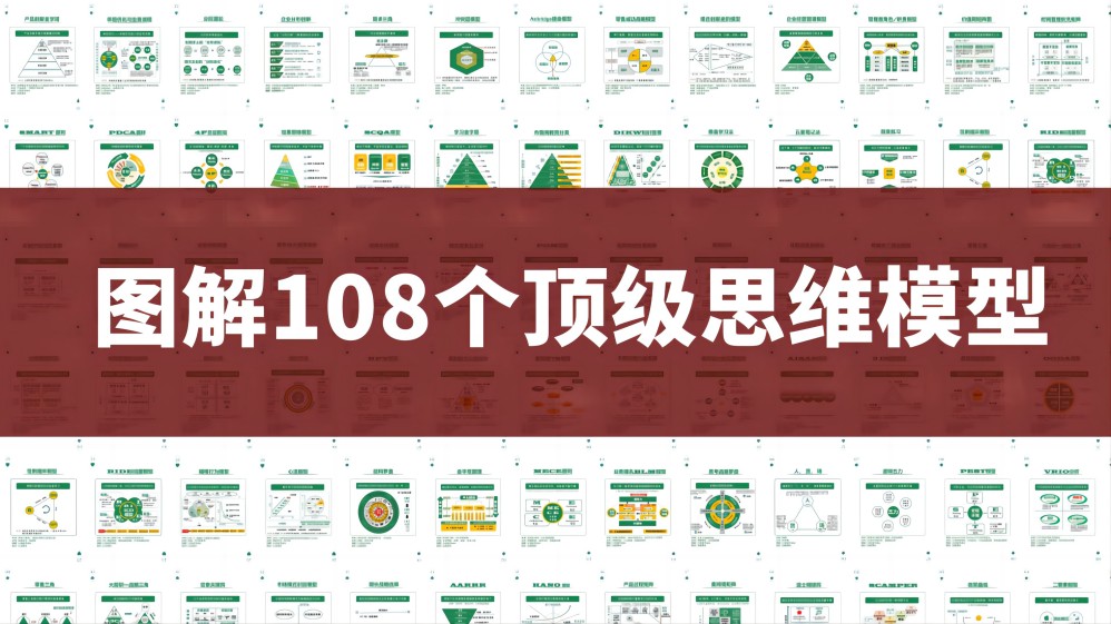 图解108个顶级思维模型
